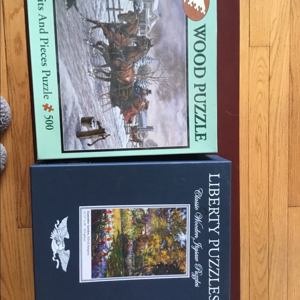 Puzzles built once. All pieces are there!